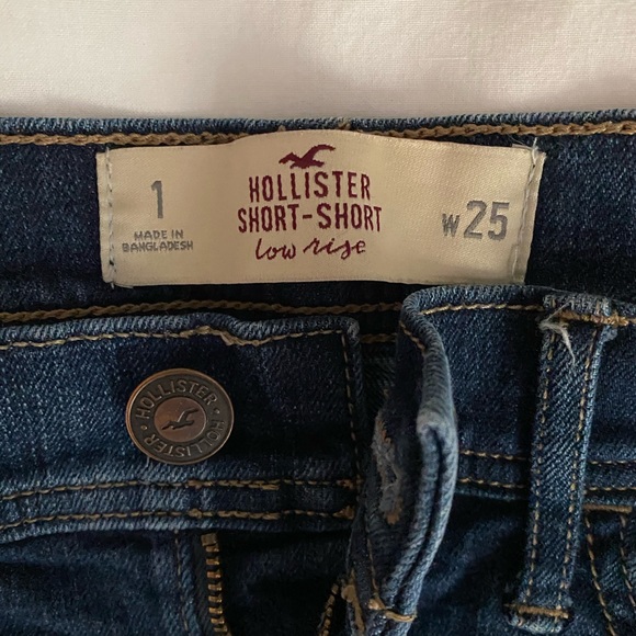 Dark Wash Jean Shorts - Picture 2 of 3